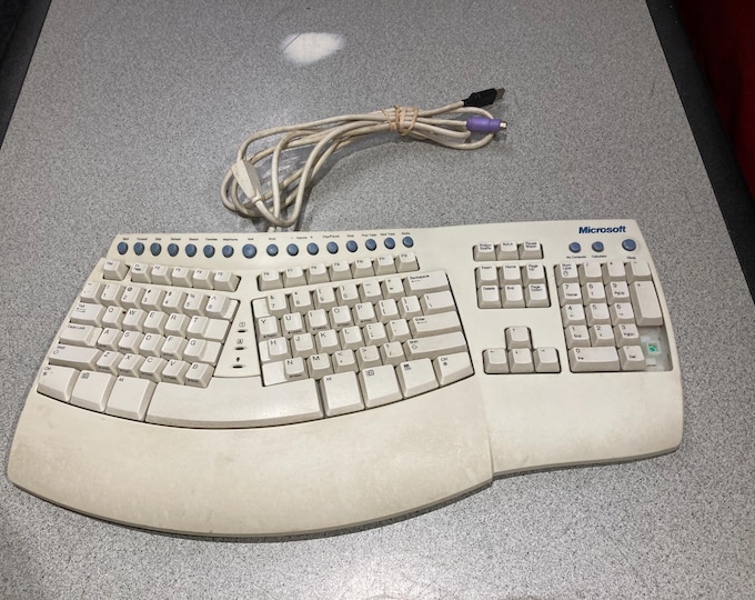 Microsoft Natural Keyboard Pro  Model No. RT9401. Missing Enter Key...Selling As Is.