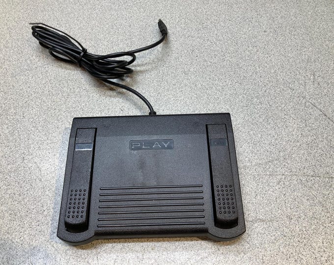 Infinity USB Computer Transcription Foot Pedal Switch.  Model in-usb-1