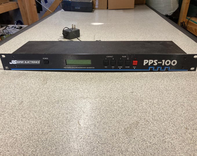 JL Cooper Electronics Midi-Smpte Synchronizer Event Generator  PPS-100. Works.
