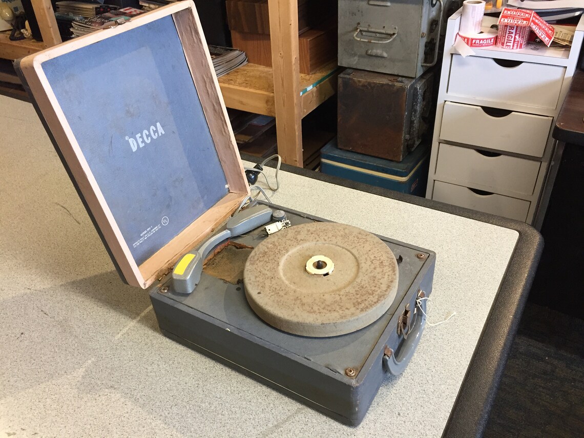 Decca Portable Record Player Model DPS7 Etsy