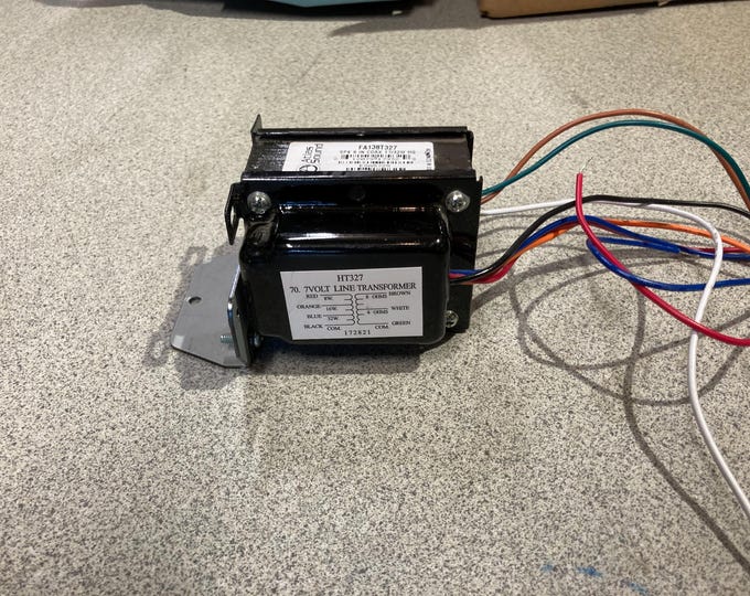 Atlas 70. 7 Volt Line Audio/Speaker Transformer Model AT327