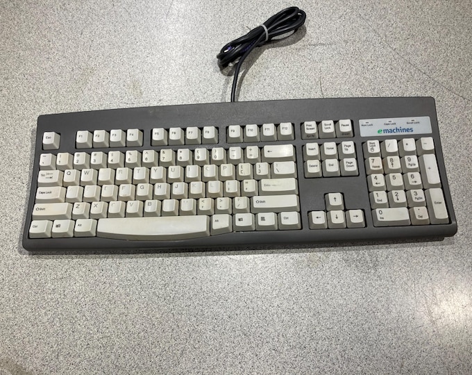 emachines Computer Keyboard  Model ACK-260.  Some Keys Are Faded...Selling As Is.