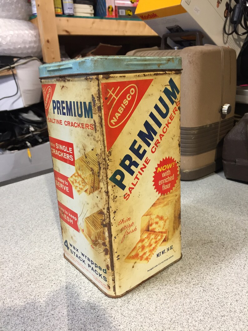 Nabisco Premium Saltine Crackers Tin