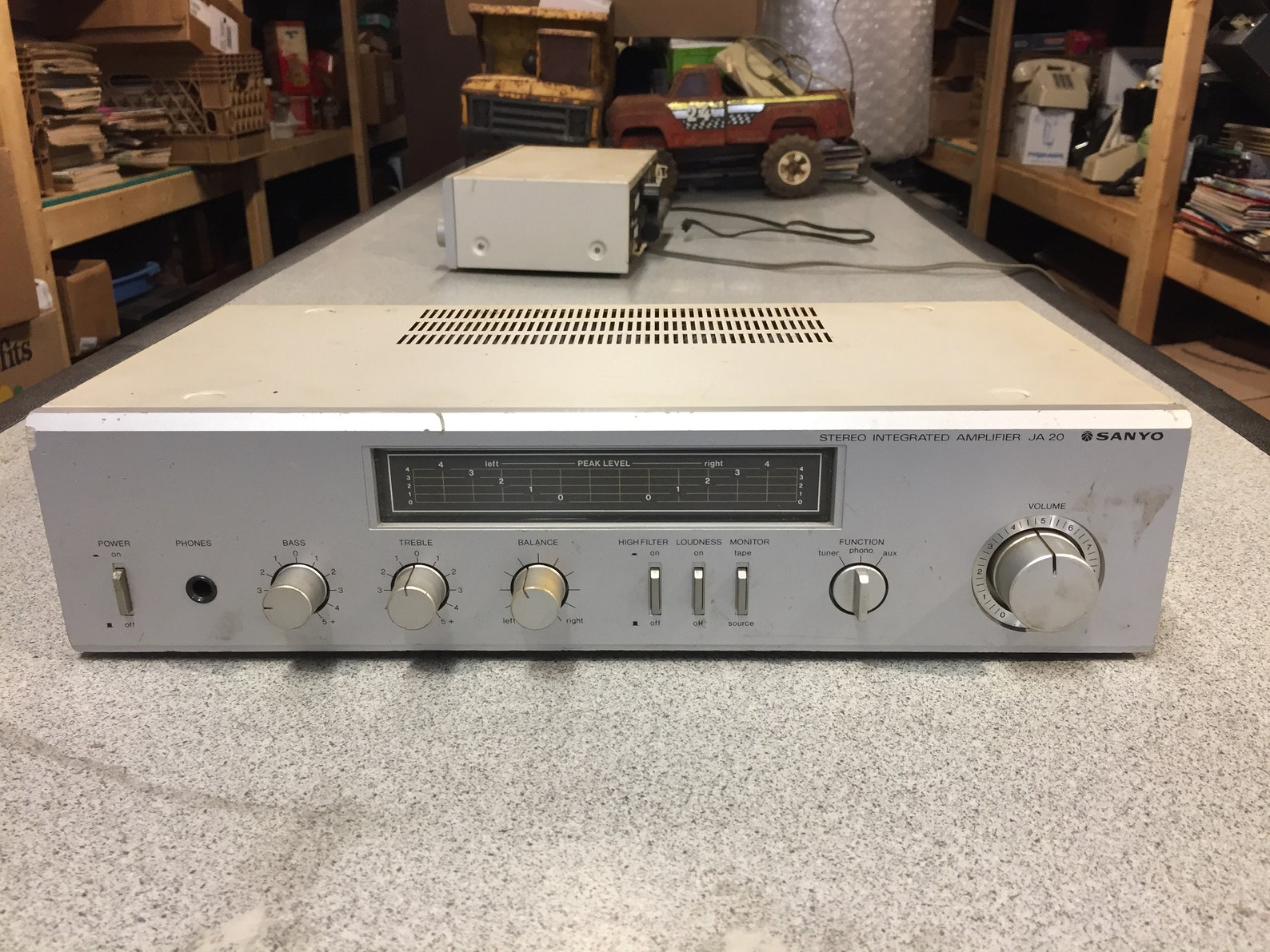 Sanyo Stereo Integrated Amplifier Model JA 20 Etsy