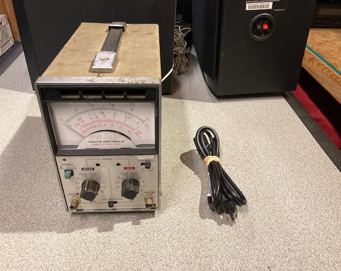 Voltage Meter Serial Number 486143  Made In Japan...Powers On.