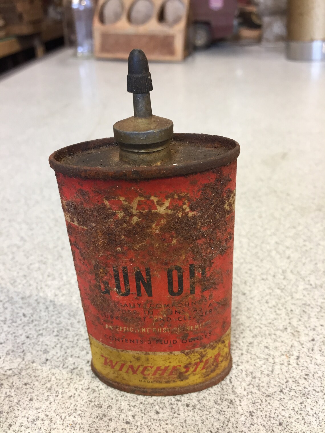 Vintage Winchester Gun Oil Can Etsy