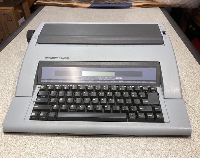 Swintec 2416DM Typewriter. Tested and Functions Work.