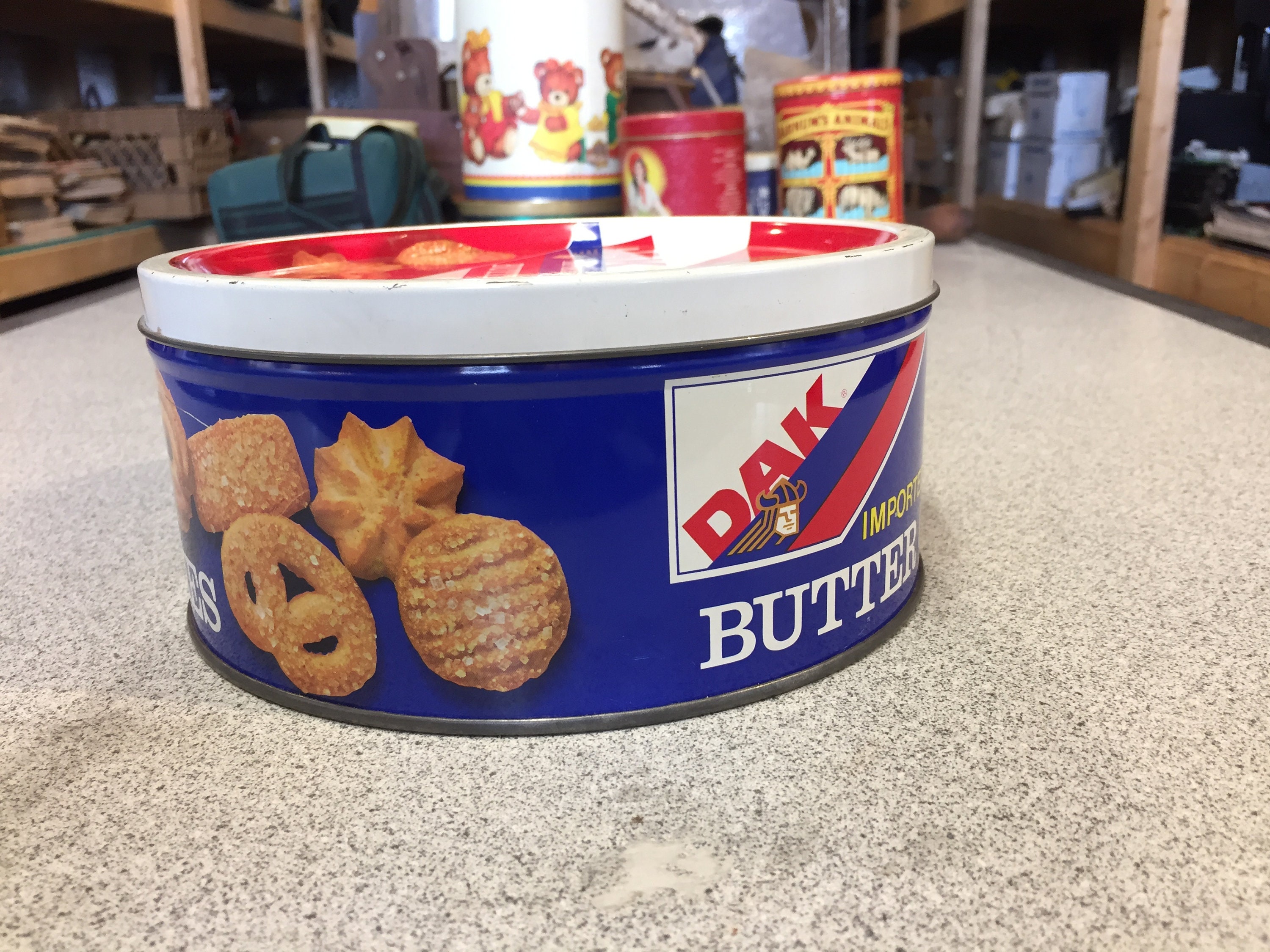 DAK Imported Danish Butter Cookies 16oz. Tin Etsy