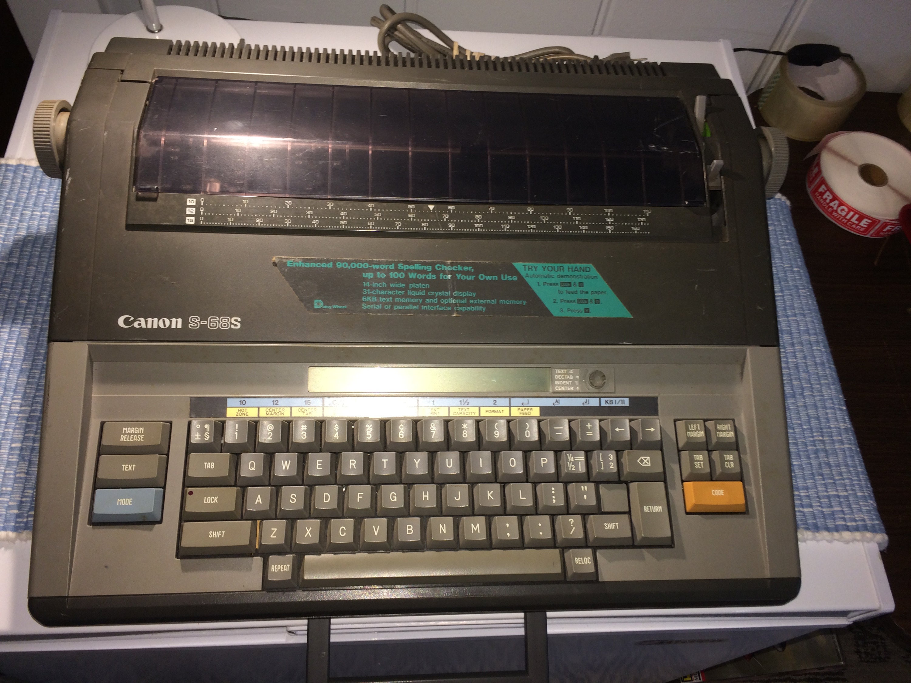 Canon Type Ace II 電子タイプライター Canon Type Ace II 電子タイプライター