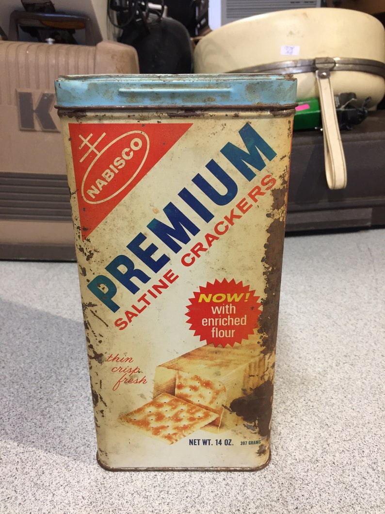 Nabisco Premium Saltine Crackers Tin