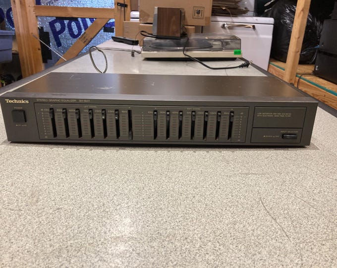 Technics Stereo Graphic Equalizer  Model SH-8017. Tested & Works.