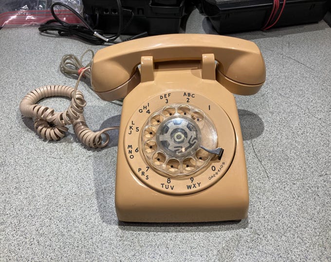 Western Electric / Bell South Rotary Telephone (Beige)