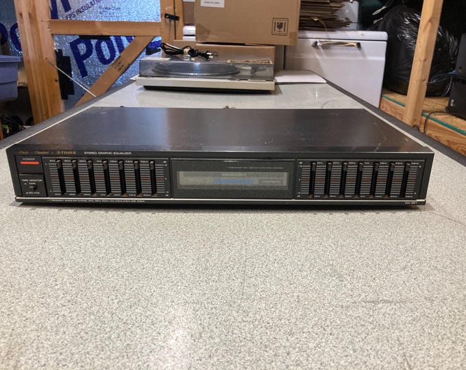 Fisher Stereo Graphic Equalizer  Model EQ-867. Powers On...No Further Testing.