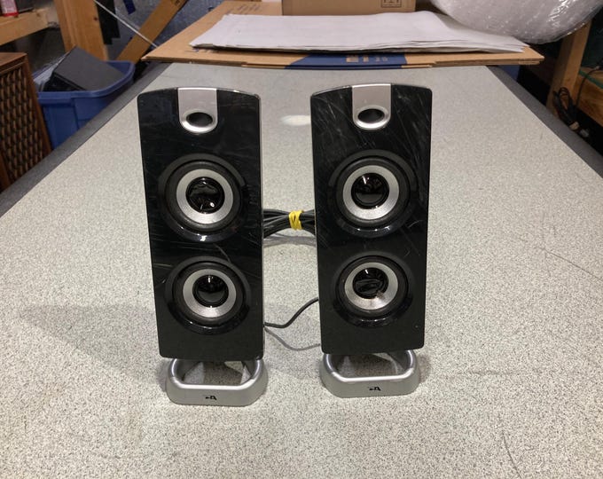 PA Computer Speakers - Some Scratches...Selling As Is.