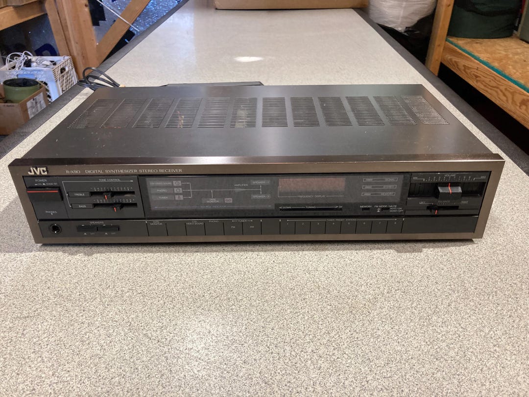JVC Digital Synthesizer Stereo Receiver Model R-X110. Tested & Works ...