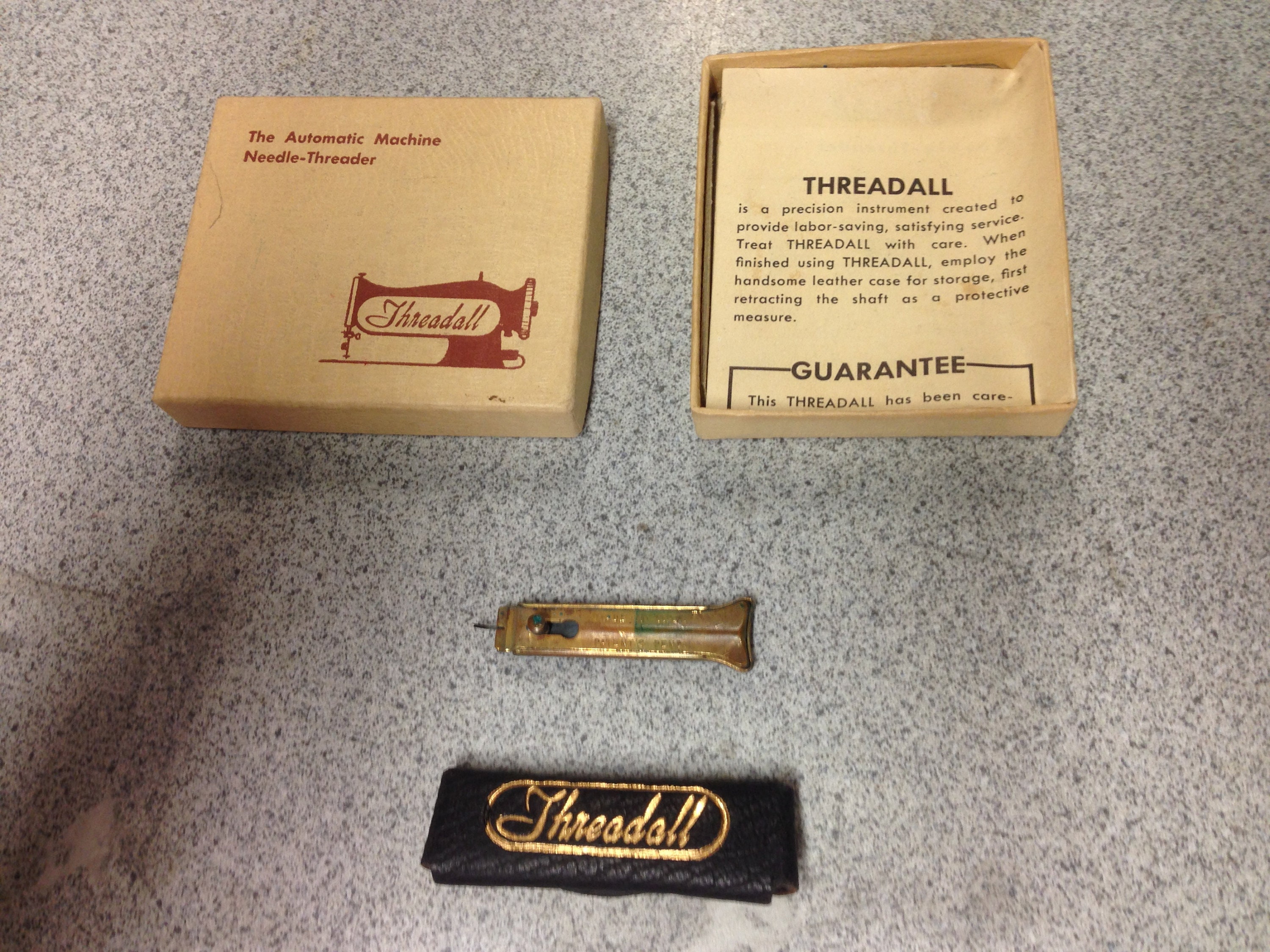 Vintage Threadall The Automatic Machine NeedleThreader Etsy
