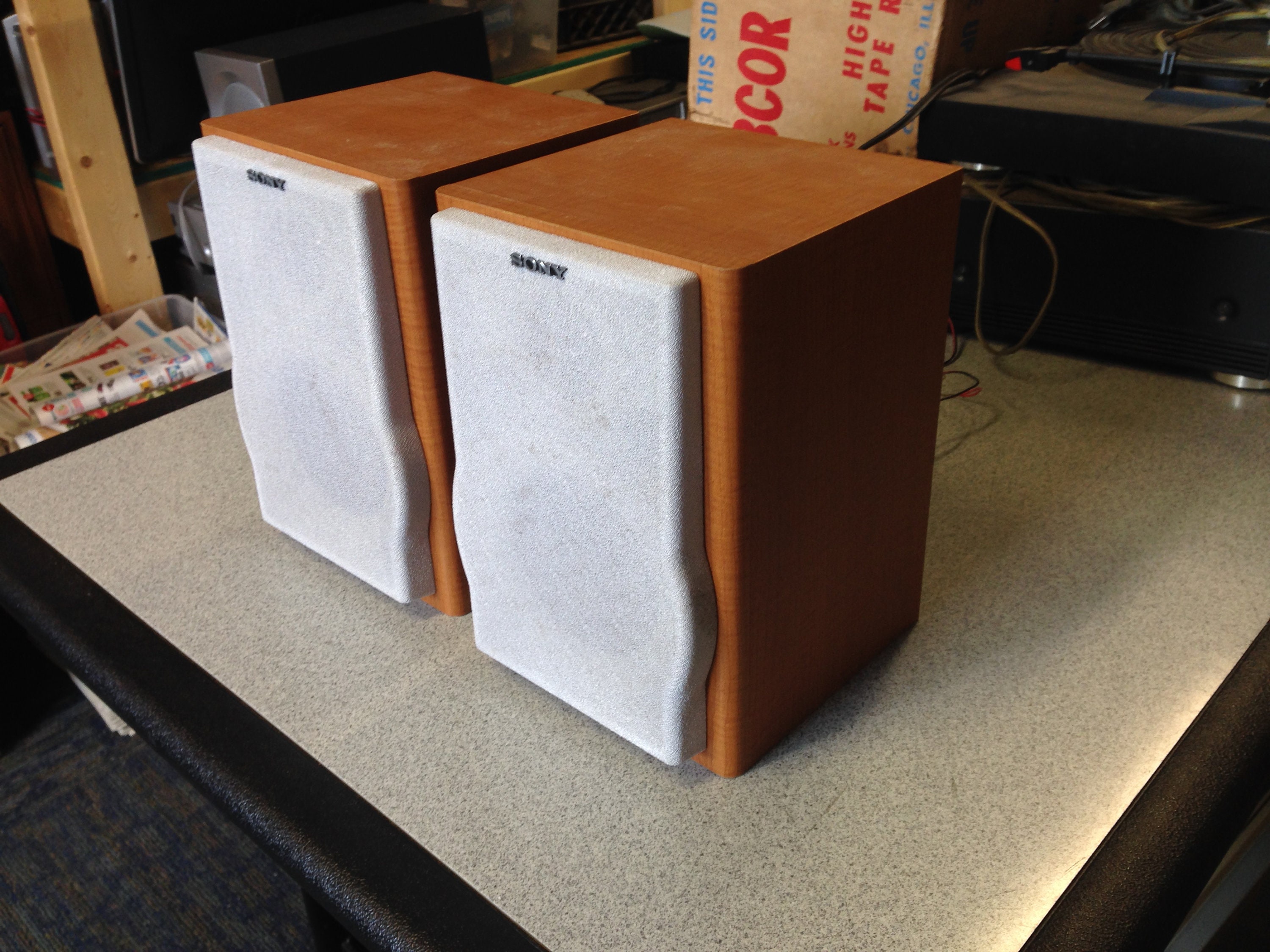 Sony Bookshelf Speakers Model SSCEP707