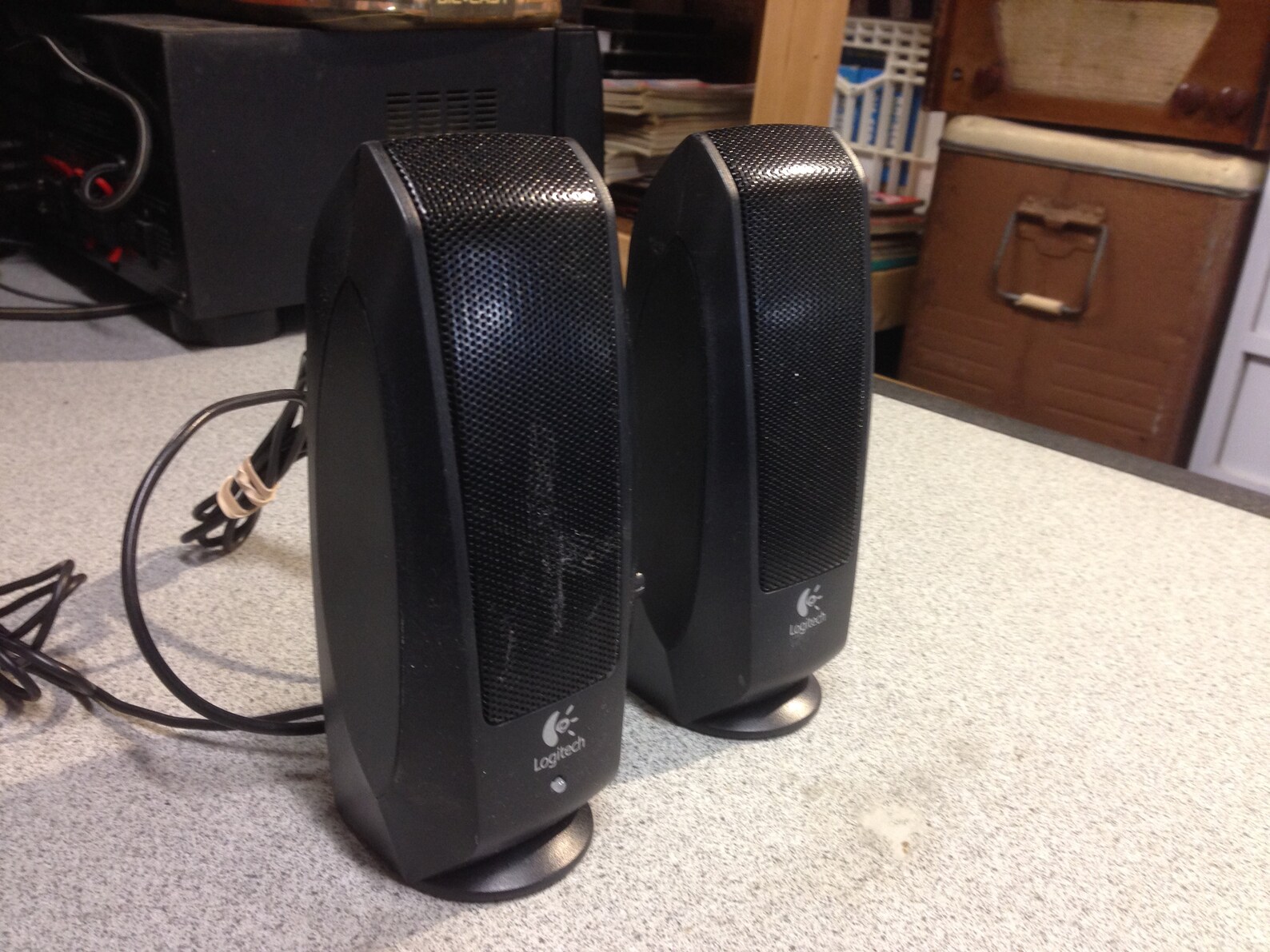 Logitech Computer Speakers Model S120 Etsy