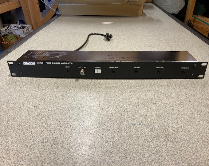 Dracon 300VMF+ Fixed Channel Modulator. Powers On.
