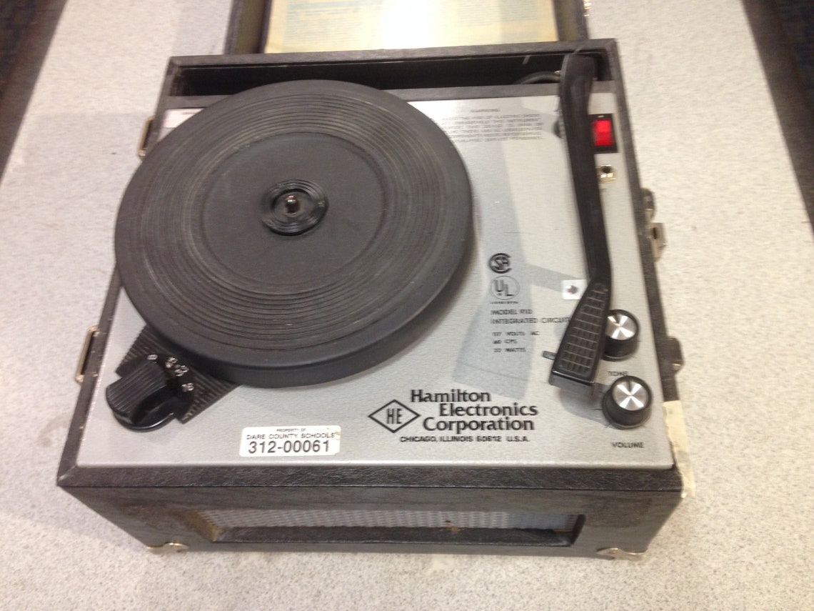 Hamilton Electronics Corporation Portable Record Player Model Etsy