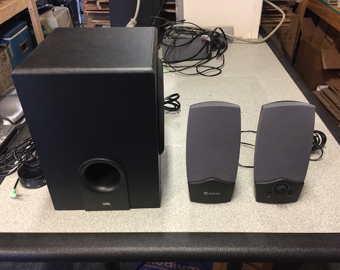 Kinyo Multi-Media Computer Speaker System  Model No. CA-3602