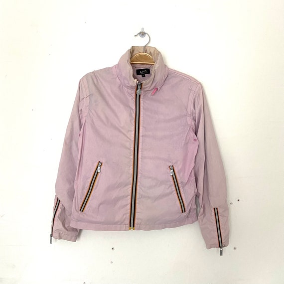 Vintage A.P.C X Kway Zipper Jacket Small Size For… - image 1