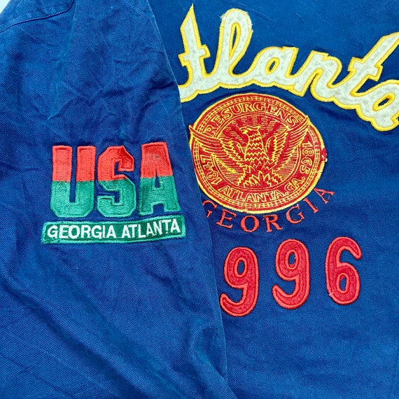 Vintage USA Olympics 1996 Atlanta Georgia Denim J… - image 5