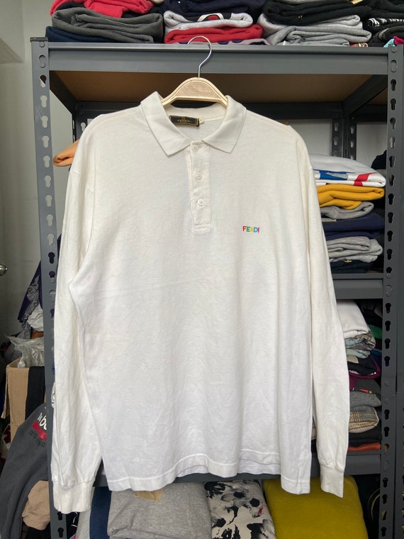 Vintage Fendi Multi Colours Logo Long 