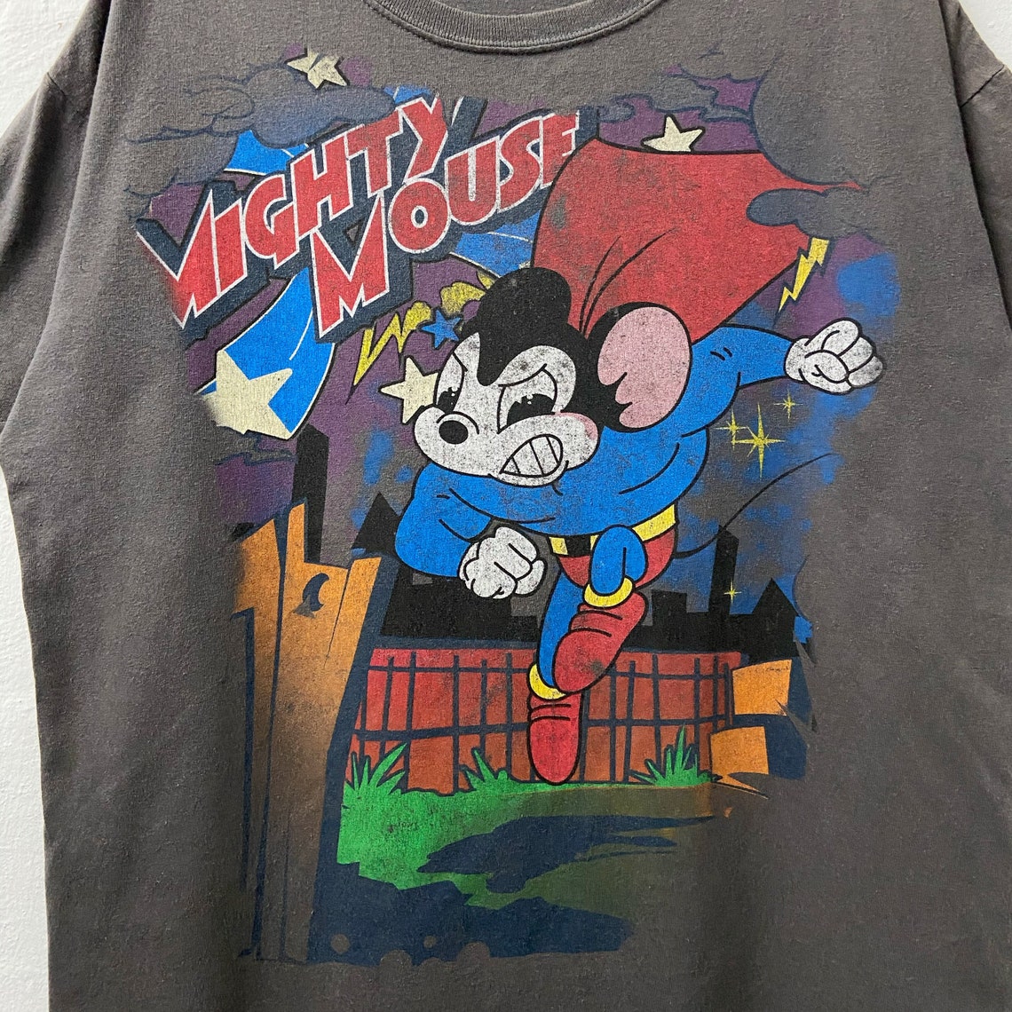 Vintage Might Mouse Full Print T-shirt - Etsy UK