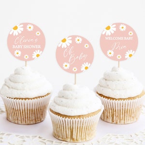 20 Stück Cupcake-Topper Für Gender Reveal Party | 10 Pink, 10 Blau – Perfekt Für Baby Shower, Kuchen & Deko
