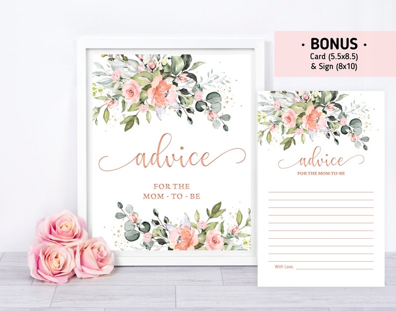 Printable Baby Shower Games Package Greenery Baby Shower Games Bundle Floral Shower Games Template Instant Download Shower Activity DIYRG1