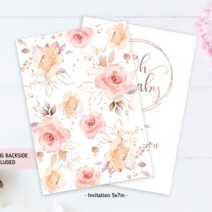 Printable Baby Shower Invitation Template Editable Baby Shower - Etsy