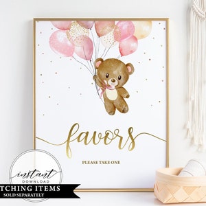 Teddy Bear Cupcake Toppers DIY Printable Baby Shower Cupcake - Etsy
