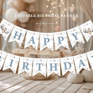 Alles Gute zum Geburtstag Banner | Flugzeug, Pilot, Die Zeit vergeht, Kampfflugzeug | Girlande zum 1.Geburtstag Junge, Geburtstagsparty Girlande, Girlande AP1