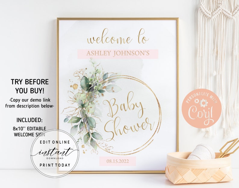 Editable Welcome Sign Template Printable Welcome Sign Design - Etsy