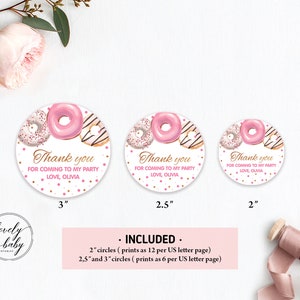 Printable Party Favor Tags Editable Birthday Favors Template - Etsy