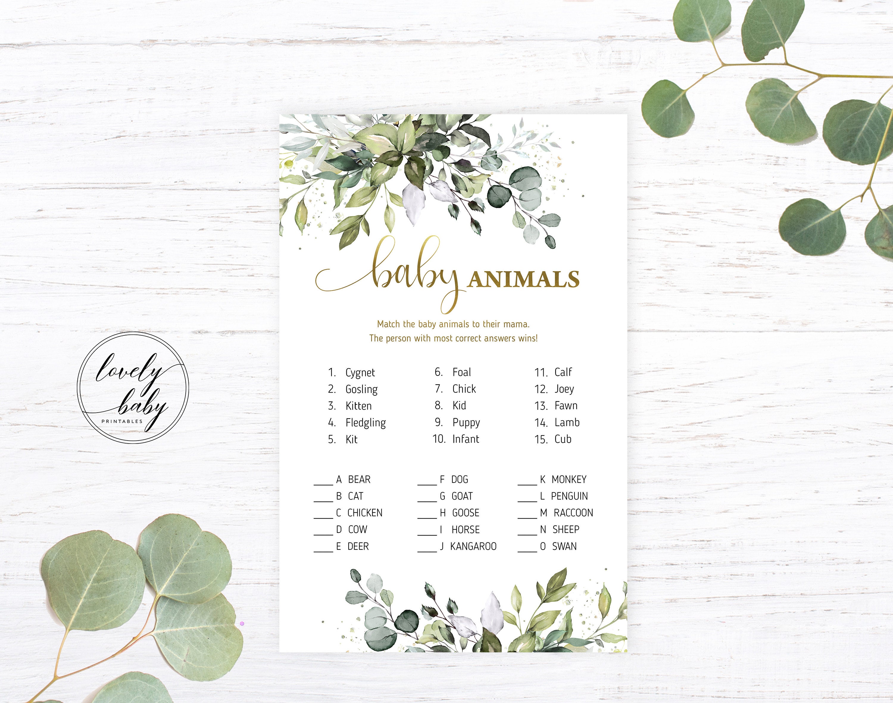 Baby Shower Games Pack Printable Baby Shower Games Template | Etsy