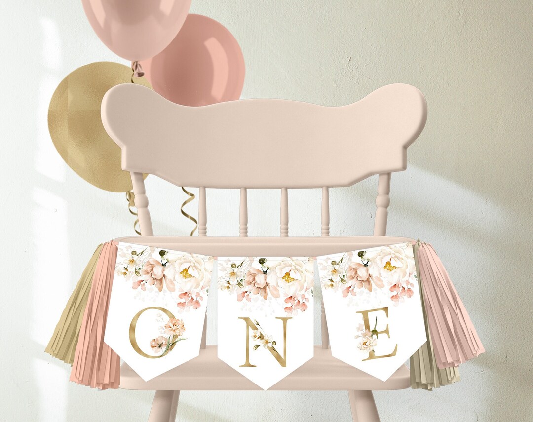 High Chair One Banner
