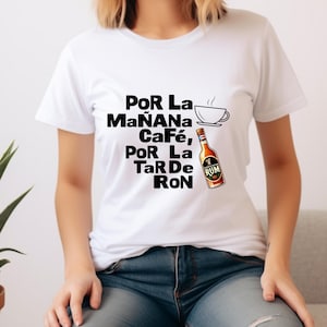 DTMF Cafe Con Ron T-shirt: Puerto Rico, Bad Bunny Tee