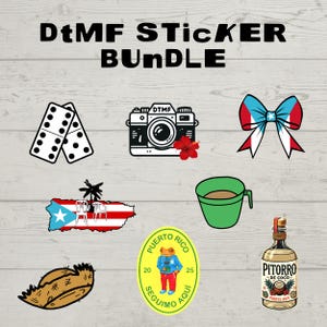 Boricua Pride UV DTF Sticker Bundle: Bad Bunny Album Art