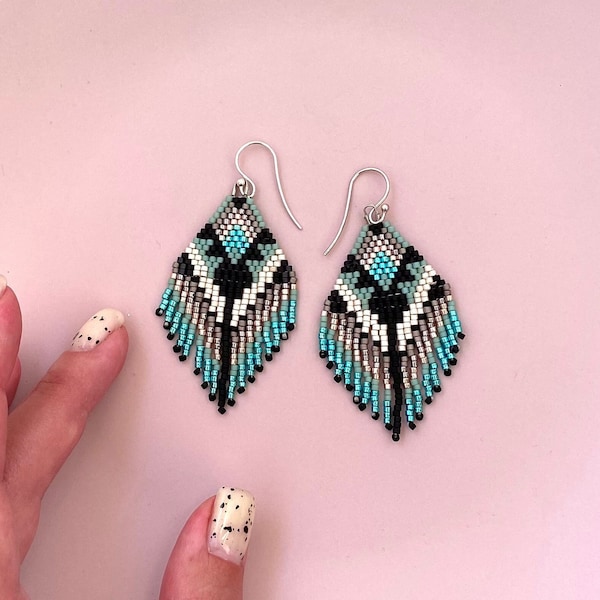 Beaded Earrings Etsy