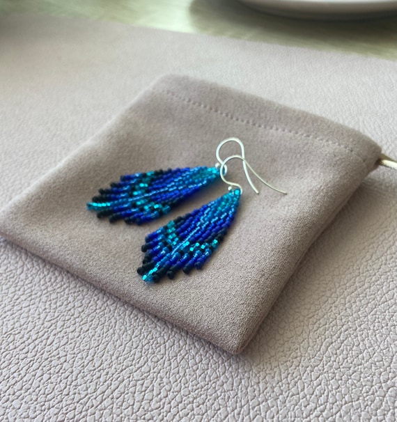 Boho Royal feathered earrings Boho Royal feathered earrings