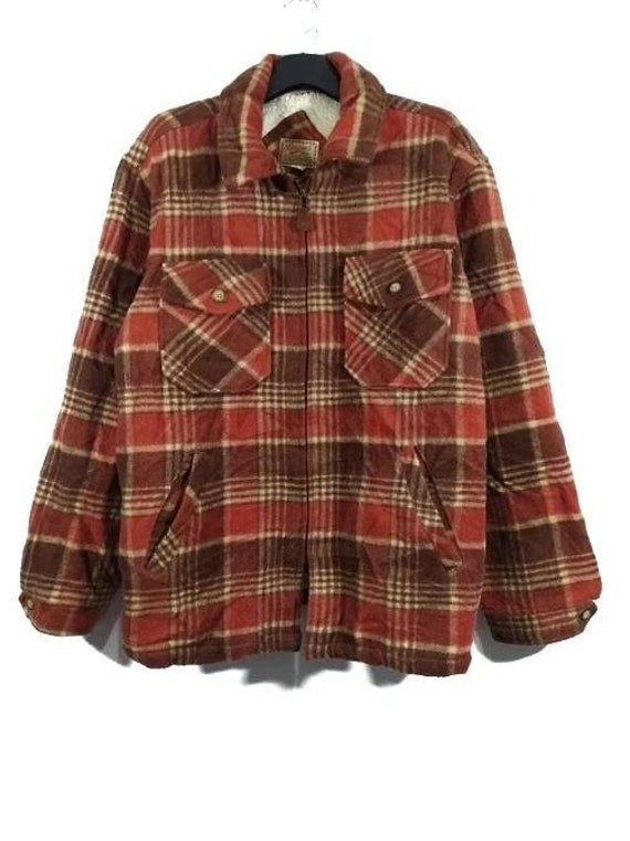 wool lined flannel jacket