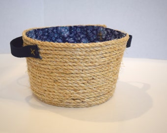 rope basket etsy