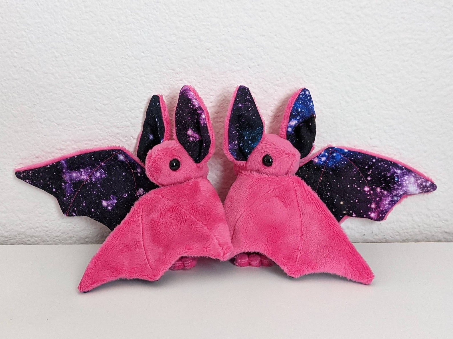 Pink Galaxy Bat Plush MADE TO ORDER | Etsy