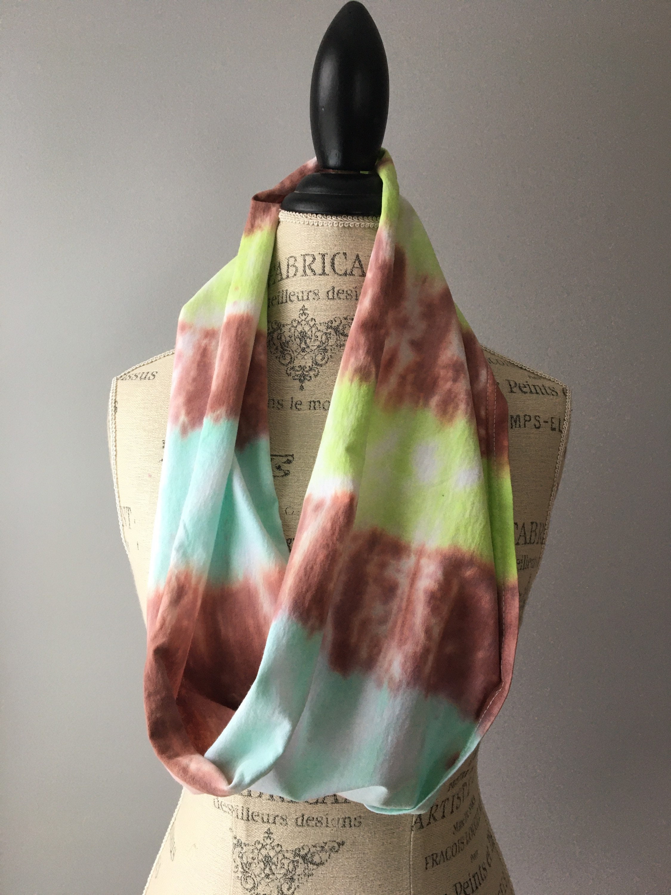 Tie Dye Infinity Scarf Etsy