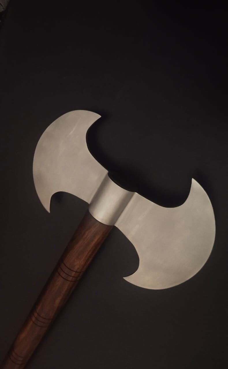 Custom Handmade D2 Tool Steel Hunting AXES With Leather Sheath Etsy