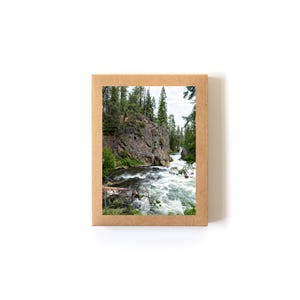 Card Set (8 Cards + Envelopes Included) • Benham Falls III, Bend, Oregon Landscapes, Nature Photography, PNW Photography, Blank Inside