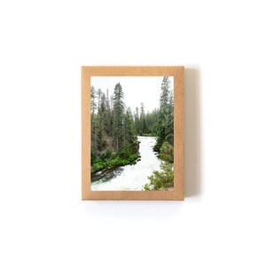 Card Set (8 Cards + Envelopes Included) • Benham Falls IV, Bend, Oregon Landscapes, Nature Photography, PNW Photography, Blank Inside