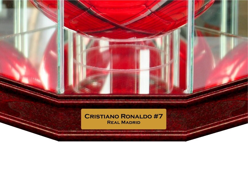 Soccer Ball Glass Display Case Etsy